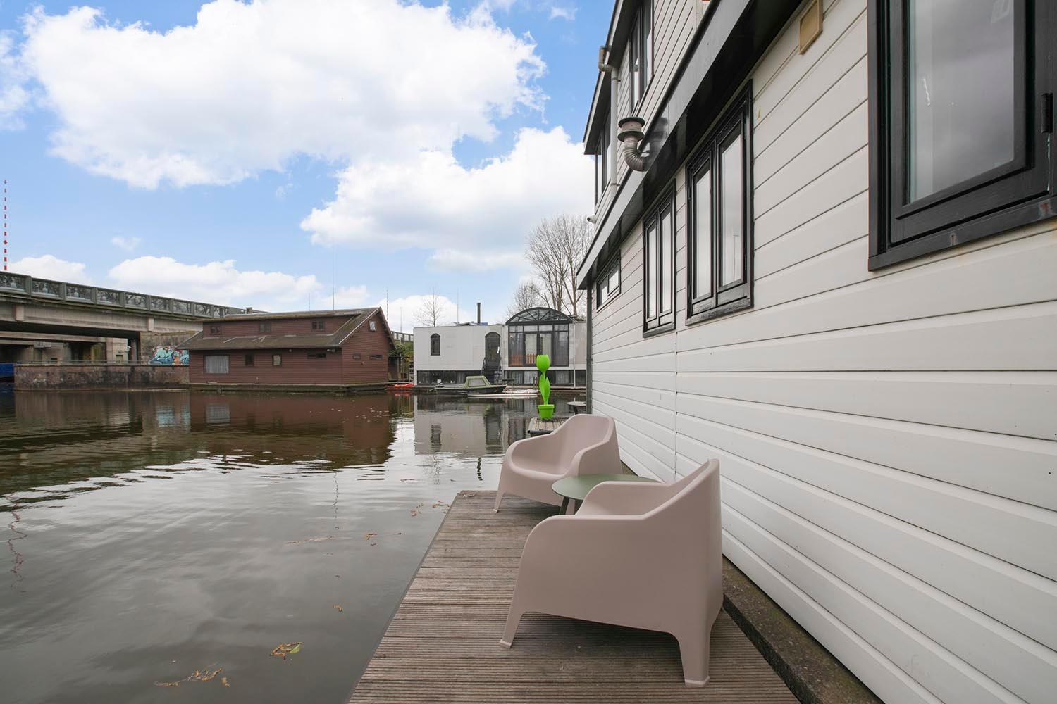 Houseboat The New Lake - Nieuwe Meer Amsterdam Exterior foto